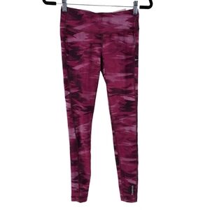 Reebok Women's Camo Print High-Waisted Stretch Cotton Legging - XS